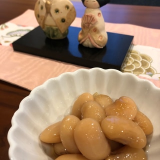 白花豆の甘煮♡時短&簡単！夕飯の箸休めにも♡